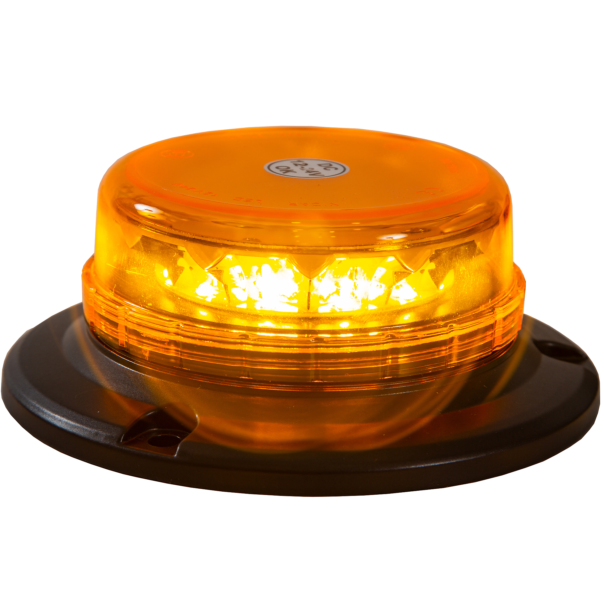 Buyers Products, 6.5in.x2in. LED Emergency Warning Work Truck Beacon Strobe Light, Light Type LED, Lens Color Amber, Included (qty.) 1 Model# SL550ALP